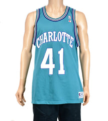 Charlotte Hornets Glen Rice Champion Jersey Sz 48