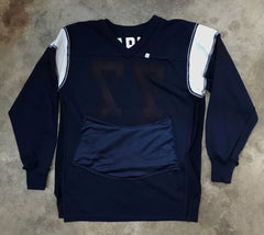 Game Used 1980s San Diego Chargers Cold Weather 24 OZ. Durene LS Jersey w/ Pockets
