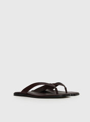 Alara Flat Thong Sandals Brown