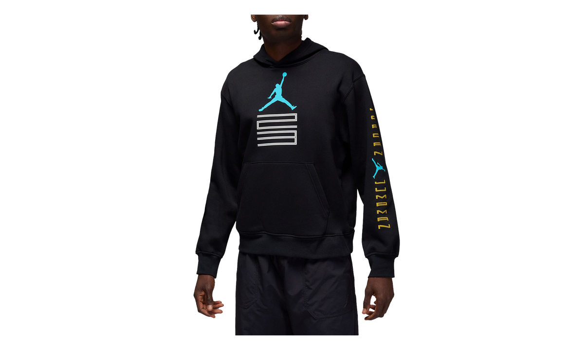 AJ11 Gamma Fleece Pullover Hoodie "Black" IQ6970 010
