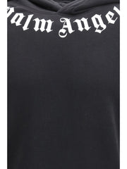 Palm Angels Logo-Embroidered Sweatshirt — Black