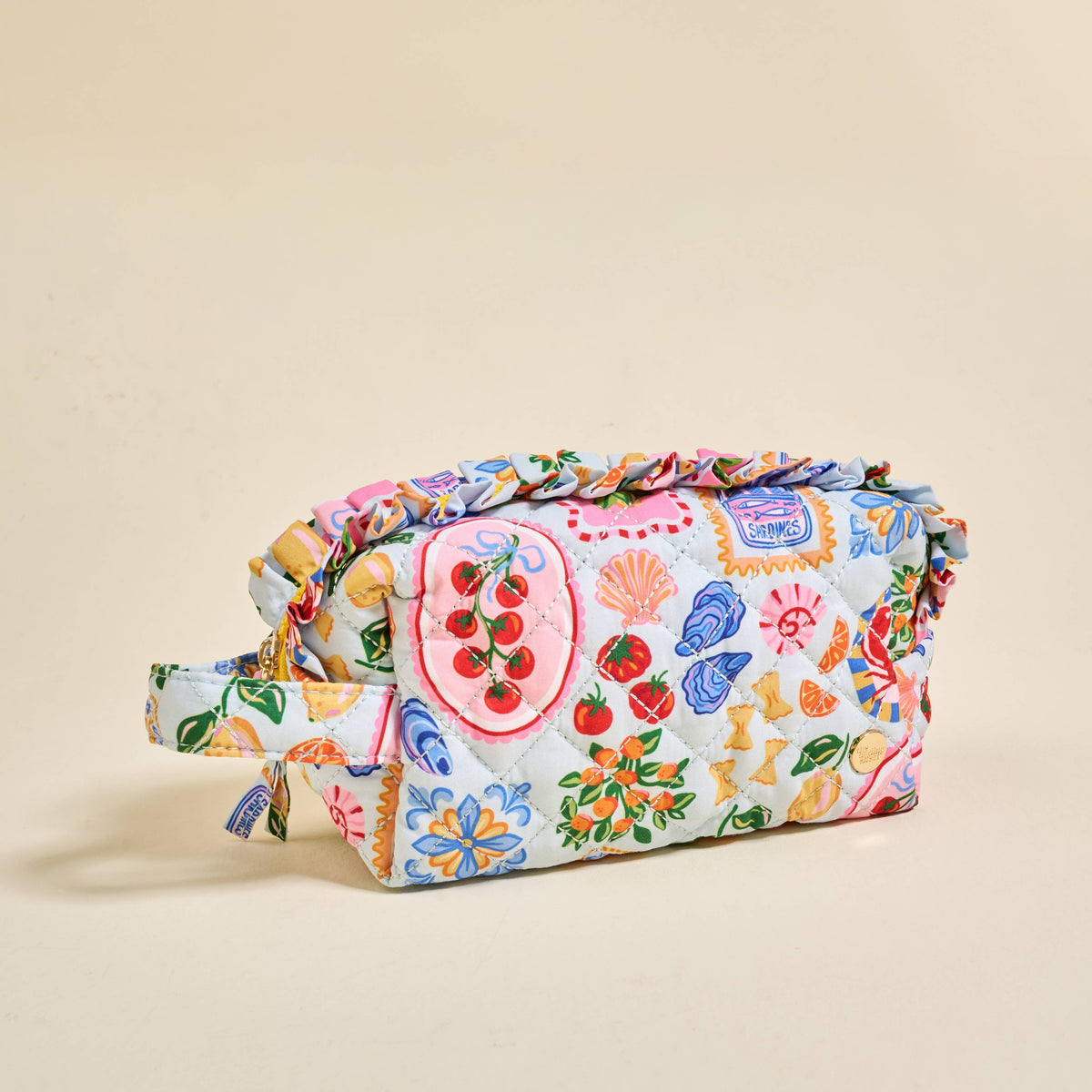 Essentials Quilted Cosmetic Pouch–Ciao Bella