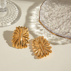 Rectangular Fireworks Shaped Earrings