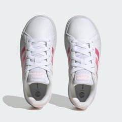 Kids' adidas Grand Court Lifestyle Tennis Lace-Up Shoes