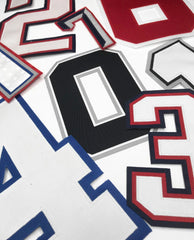 Custom Authentic Tackle Twill Jersey Numbers : Any Size / Color