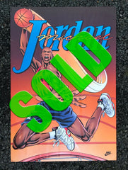Nike Air Jordan 6 VI 1991 Original "Super Michael" Cartoon Poster
