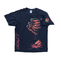 Mortal Kombat Finish Him! Fatality Original WB T-Shirt Faded