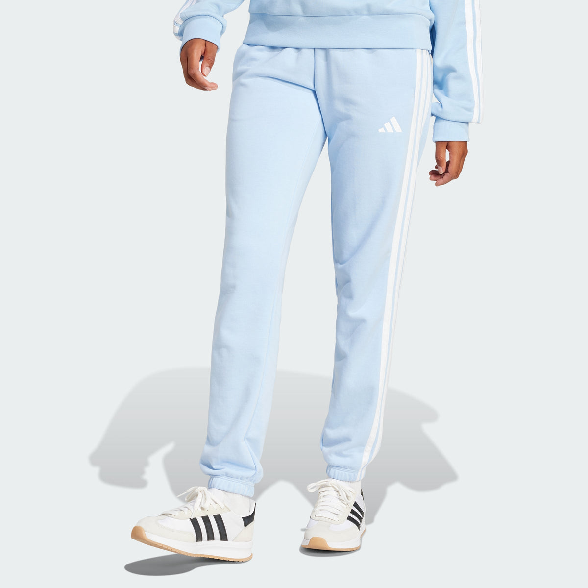 Women's adidas Essentials 3-Stripes French Terry Cuffed Pants