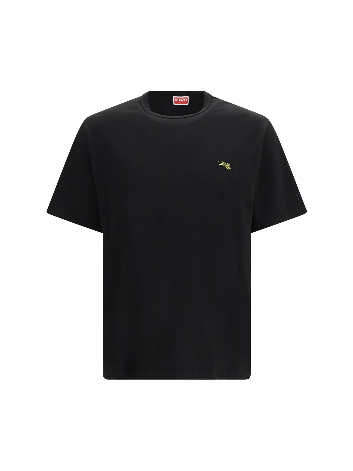 Kenzo Jumping Tiger Embroidered T-Shirt — Black