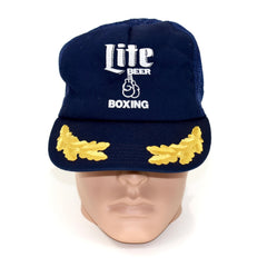 Miller Lite X Boxing 80's Trucker Mesh Snap Back Hat