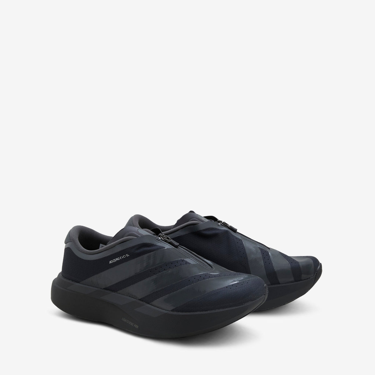 Adizero Evo SL Zip Core Black | Grey Six | Silver Metallic