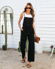 Fresno Pocketed Jumpsuit - Black