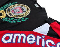 Howard University Color Block Boxy Cut Crew Sweatshirt