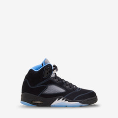 Grade School Air Jordan 5 Retro 'Black Carolina' Black | University Blue | White