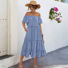 Buttercup Gingham Maxi Skirt - Yellow