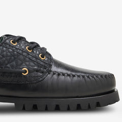 Aztec Boat Shoe Black