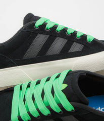 Adidas Court TNS Premiere Shoes - Core Black / Carbon / Lime Burst