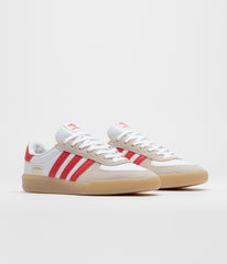 Adidas Glenburn Shoes - FTWR White / Better Scarlet / Gum 3