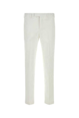 Pt Torino Stretch Cotton Trousers — White