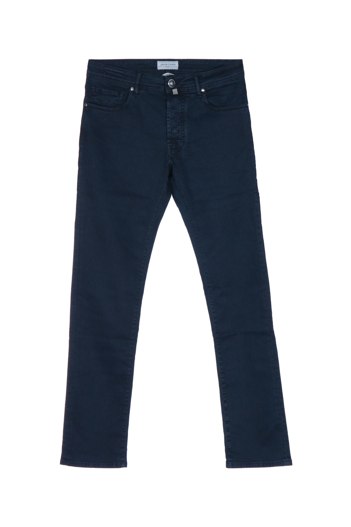 Jacob Cohen Five-Pocket Denim Trousers — Navy