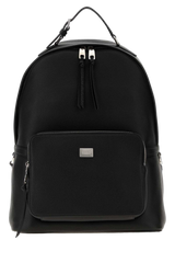 Dolce & Gabbana Pebbled Calf Backpack — Black