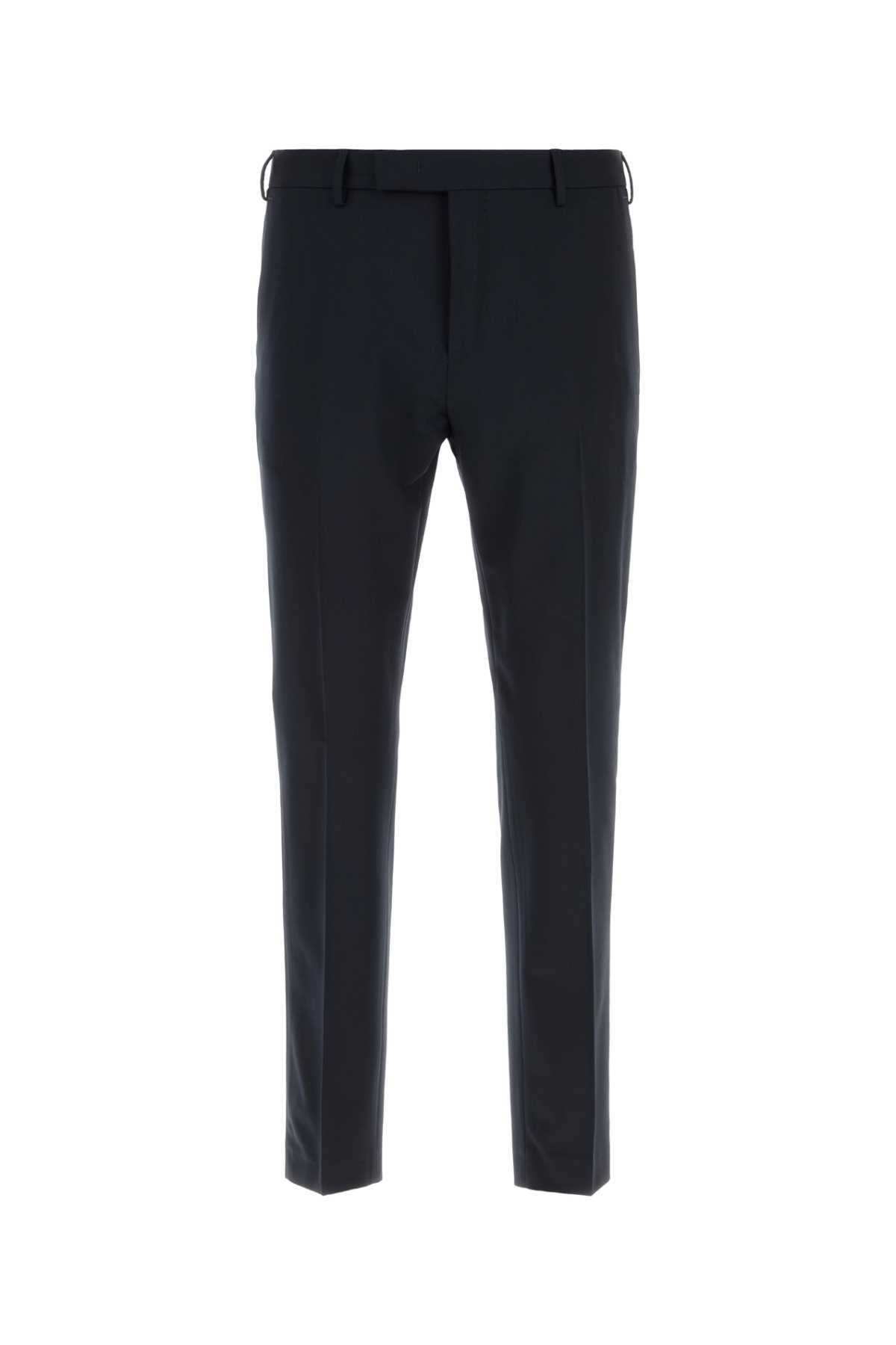Pt Torino Stretch Wool Trouser — Navy