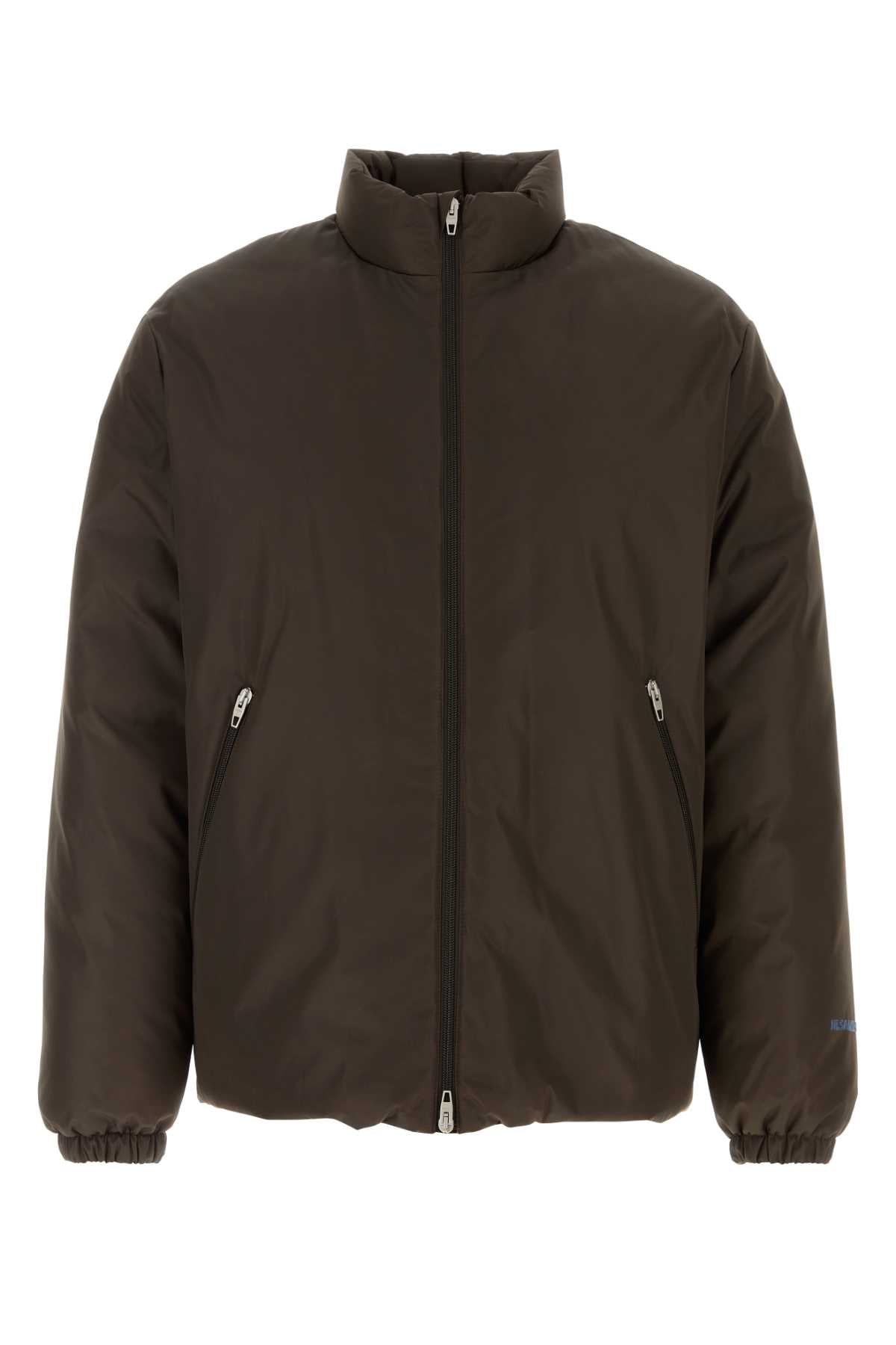 Jil Sander Polyester-Clad Down Down Jacket — Brown