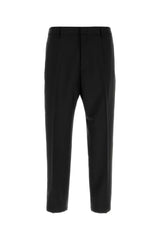 Jil Sander Virgin Wool Blend Trouser — Black