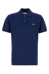Lacoste Piquet Cotton Polo Shirt — Navy