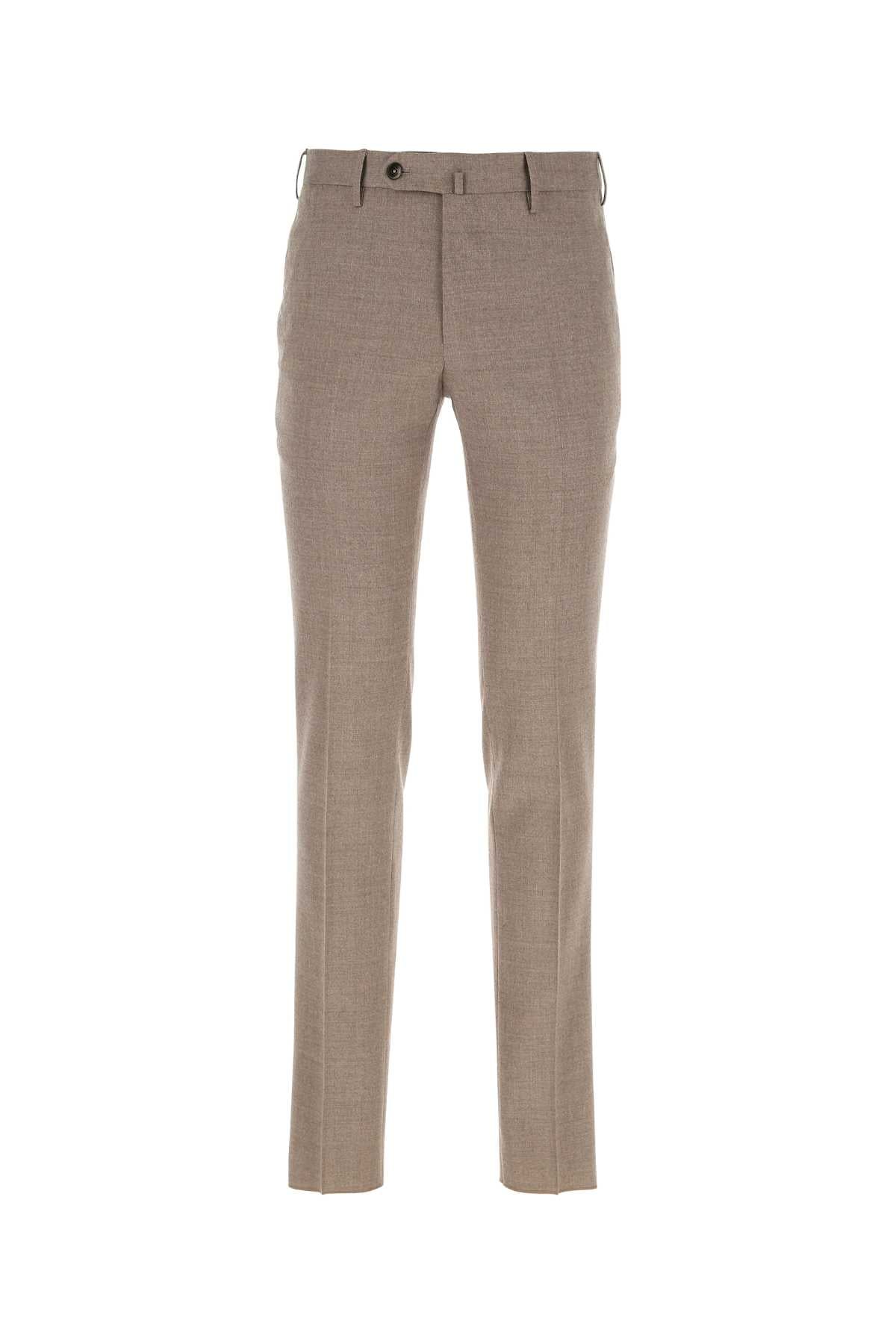 Pt Torino Stretch Virgin Wool Trousers — Gray