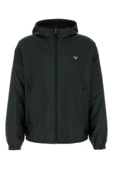 Prada Re-Nylon Reversible Down Jacket — Black