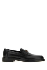 Burberry Calf Grain Leather Loafer — Black