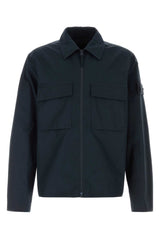Stone Island Utility Cargo Jacket — Navy