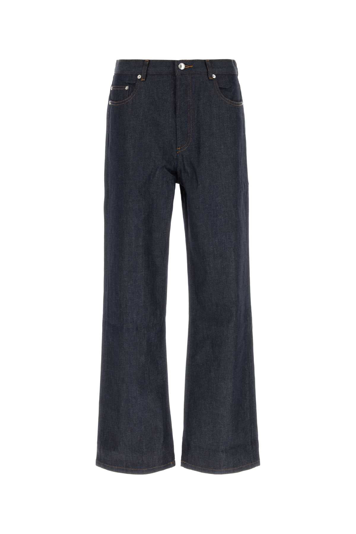 A.P.C. Indigo Denim Jeans — Indigo