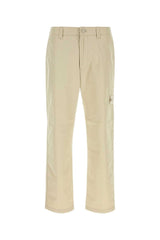 Stone Island Cotton Cargo Chino Pants — Beige