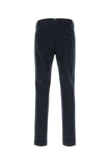 Pt Torino Stretch Cotton Trousers — Blue