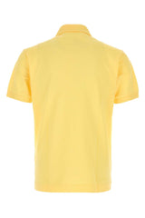 Lacoste Piquet Cotton Polo Shirt — Yellow