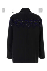 Dries Van Noten Coat — Black
