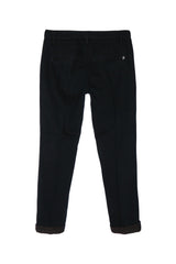 Dondup Cotton-Blend Trousers — Black