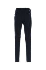 Pt Torino Stretch Viscose Blend Trousers — Navy