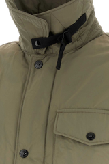 Stone Island Quilted Down Down Jacket — Green