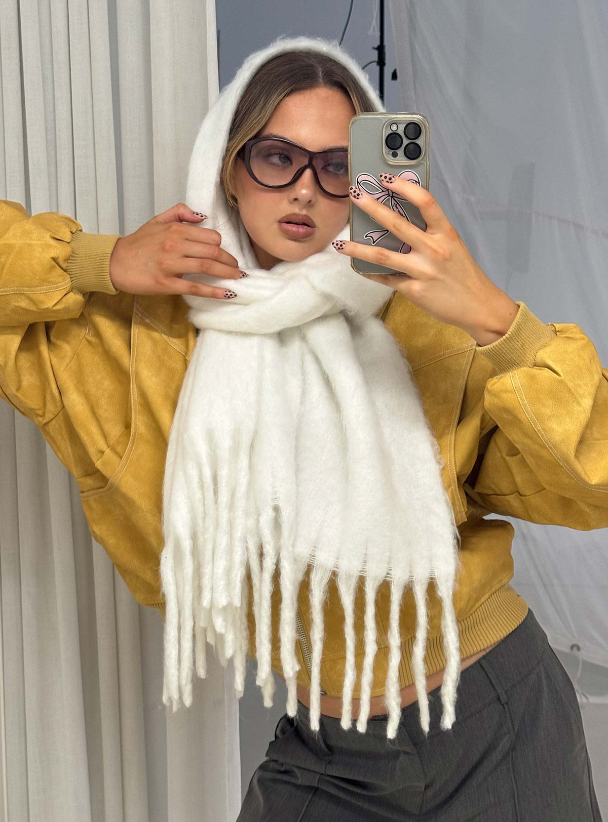Mallan Scarf Cream