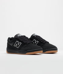 New Balance Numeric 480 Shoes - Black / Black / Gum
