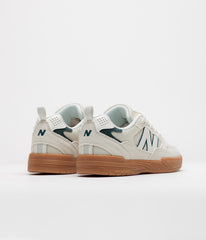 New Balance Numeric 808 Tiago Lemos Shoes - Sea Salt / Medusa Green