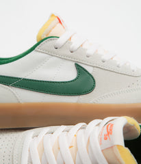 Nike SB Heritage Vulc Shoes - Sail / Gorge Green - Sail - Safety Orange