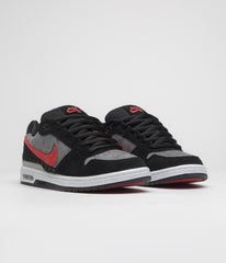 Nike SB P-Rod 1 OG Shoes - Black / Varsity Red - Flint Grey - Black