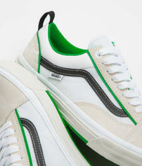 Vans Skate Old Skool Wafflecup Shoes - White / Green